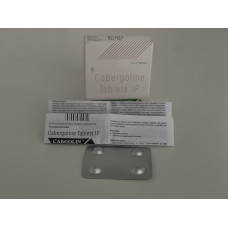 Cabgolin 4 tab 0,25 mg Sun Pharma